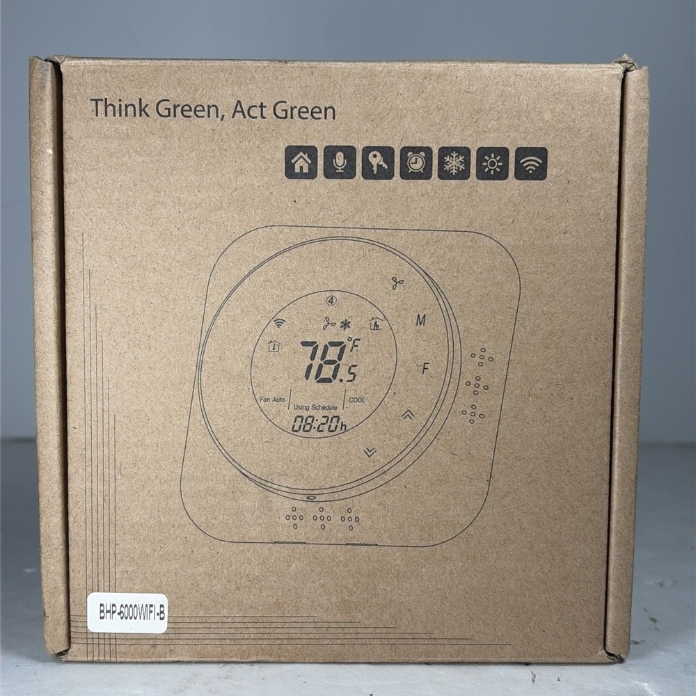 BECA BHP-6000 Wifi Black Heat Pump Digital Thermostat